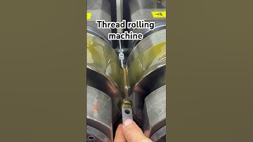 Thread rolling machine #knurling#cnc#screws#mechanical#factory#threadrolling