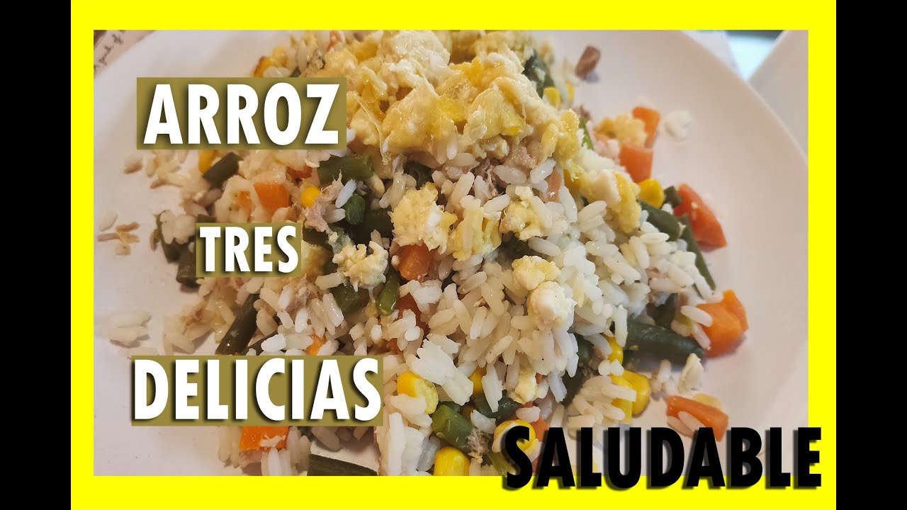 Arroz tres delicias: así puedes preparar un plato nutritivo y saludable