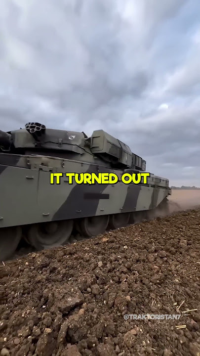 When you see a tank coming straight at you! 😅
