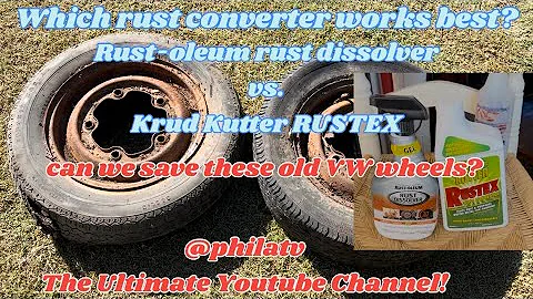 GOT RUST? Which is the best rust converter on AMAZON can i save these old VW rims #rust #patina #vw