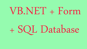 VB.NET Form with SQL Database in urdu/hindi part 2