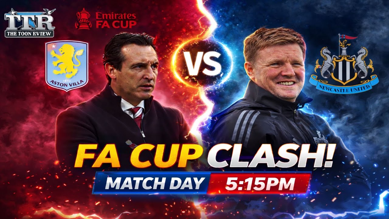 Aston Villa v Newcastle United FA CUP MATCHDAY LIVE!
