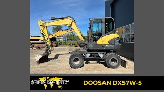 2018 DOOSAN DX57W-5 FOR SALE AT SCHOTS MACHINERY BV