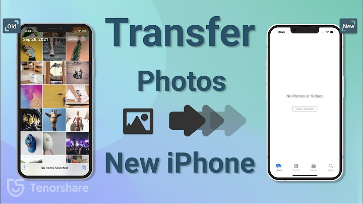 How to transfer all photos from one iphone to another