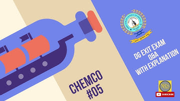 CHEMCO   D G Shipping  Exit exam Q&A part 5
