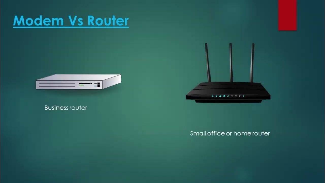 Modem Vs Router Explanation in Tamil YouTube