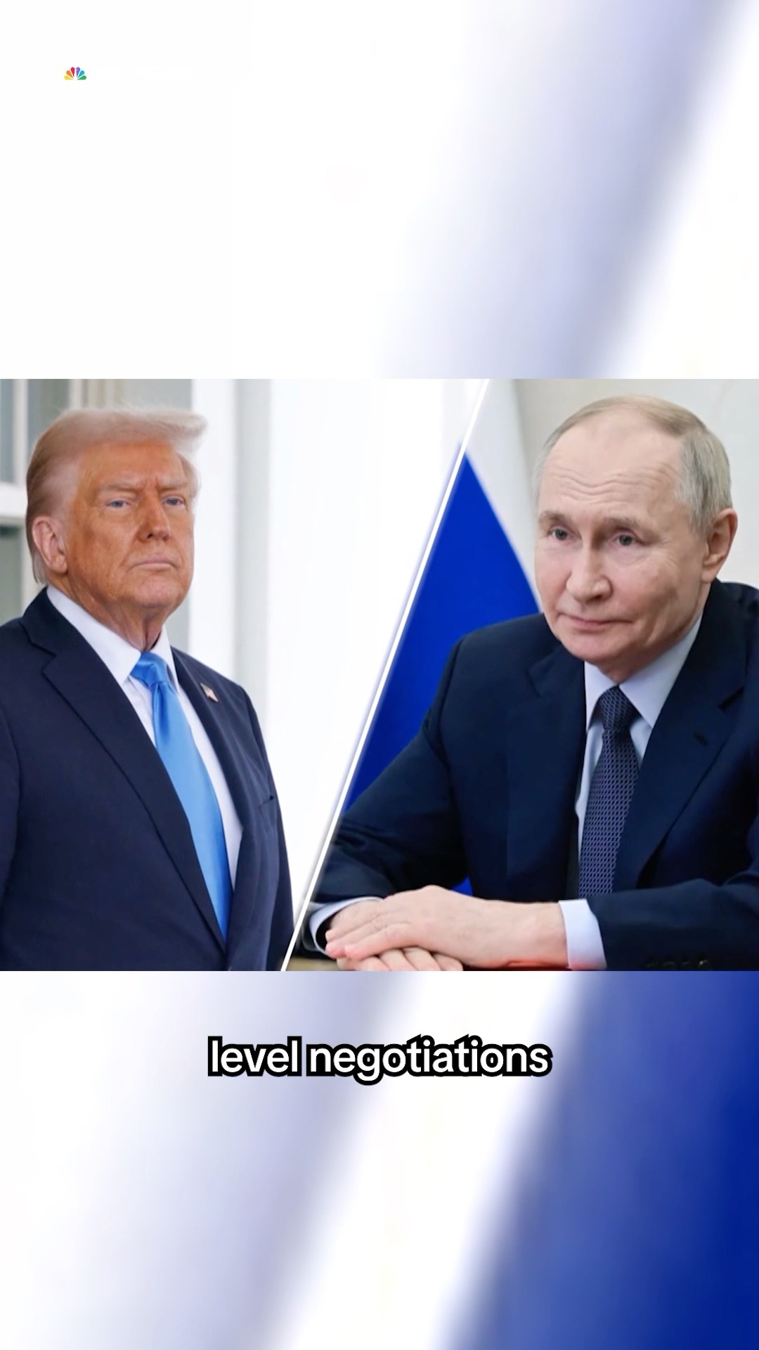 Russian officials to negotiate with U.S. officials on a peaceful settlement to the war in Ukraine.