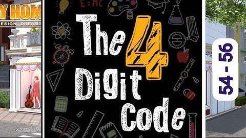 The 4 Digit Code Game Door 54 - 56 Walkthrough Android Gameplay | Puzzle Games