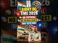 Without Running &amp; Height Chest Govt Job 2026 | 10th Pass New Vacancy 2026 | Army DG EME #govtjobs
