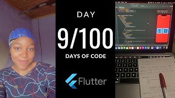 Day 9 of #100daysofcode : Learning Flutter & Dart #coding #100dayschallenge #flutter #dart #tech