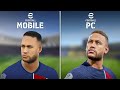 eFootball 2024 Mobile VS PC Comparison