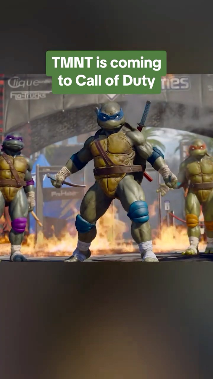 Are you getting the Teenage Mutant Ninja Turtles in Call of Duty? #tmnt #cod #callofduty #gaming