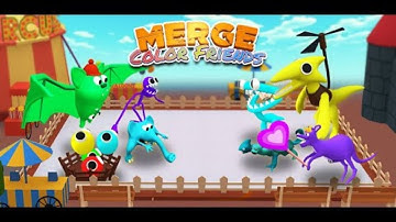 MAX LEVEL in- MERGE COLOR FRIENDS MODS - Merge Battles GamePlay-2