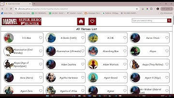 SKILL-TEST-2 | Superhero Hunter Web Application - presentation