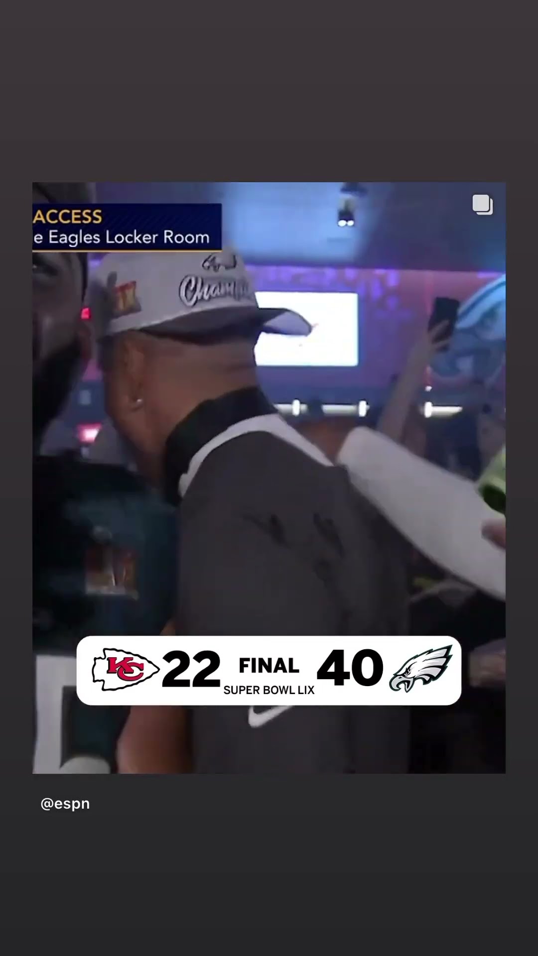 The Eagles celebrate the Super Bowl win #hoodnews #trending #philadelphiaeagles #jalenhurts #eagles
