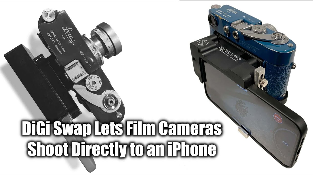 DiGi Swap Lets Old Film Cameras to Shoot Directly On An iPhone - YouTube