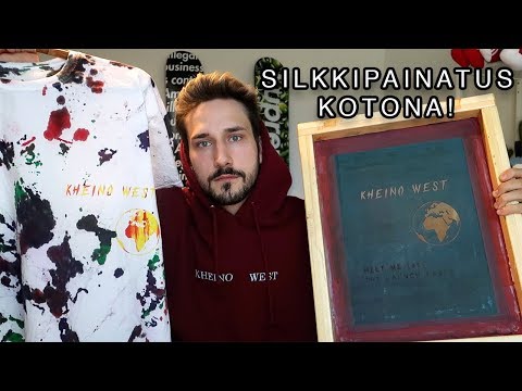Video: Kuinka Tehdä Painettu T-paita