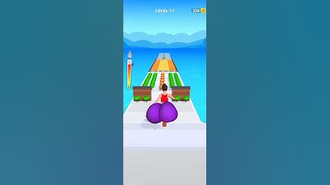 Twerk Race 3D Level 11 collect 🍔🍔 #shorts #youtubeshorts #trendingshorts #racinggames
