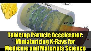 Tabletop Particle Accelerator: Miniaturizing X-Rays for Medicine and Materials Science