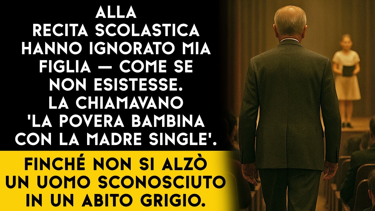 Mia figlia è salita sul palco — e tutta la sala ha fatto finta che non esistesse