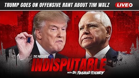 Live: Trump Goes on Offensive Rant About Tim Walz, Ilhan Omar and Black People