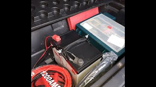 Pajero NT Auxiliary Battery Install