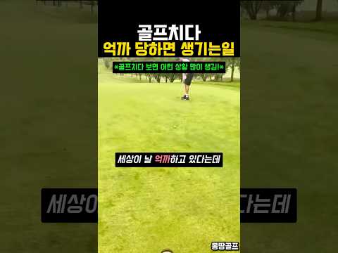 골프 치다 세상이 나를 억까할때 ㅋㅋ #골프 #golf #ゴルフ thumbnail