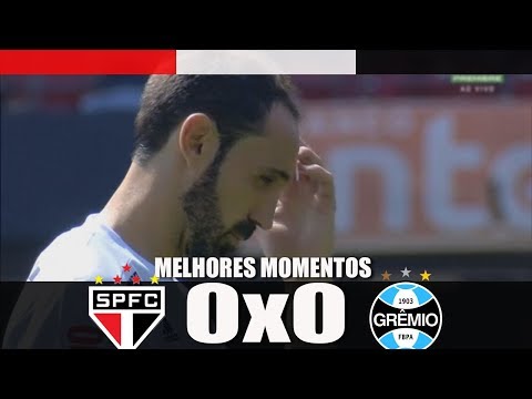 MELHORES MOMENTOS SÃO PAULO 0x0 GREMIO 31/08/2019