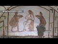 El láser desvela espectaculares frescos de antigua catacumba de Roma