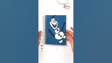 Magical Olaf Book Diary: DIY Paper Crafts & School Supplies