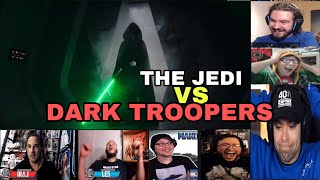 Reactions to Luke Skywalker vs Dark Troopers | The Mandalorian 2x08 | Chapter 16: The Rescue