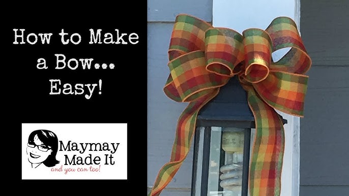 How to make easy DIY bows and wreaths – Bowdabra Tutorial