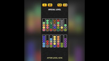 Ball Sort Special Level - Locked Ball (after Level 4215)