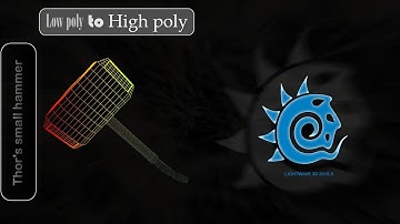 Lightwave 3D - Low poly to high poly - Thor