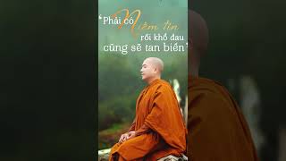 Giải pháp cơ bản để chưa lành tâm hồn #sưminhniệm #loiphatday #tamtrang #chữalành