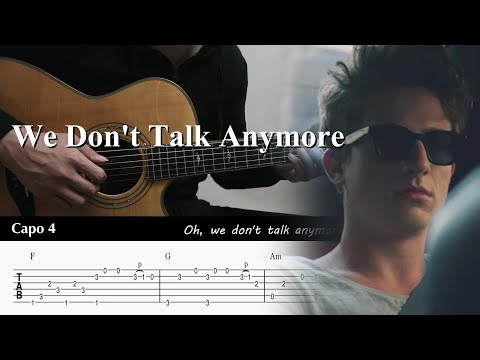 We Don't Talk Anymore (Fingerstyle) - Charlie Puth