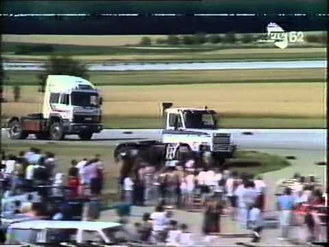 Trka kamiona na aerodromu Surcin-Beograd 1992 godine