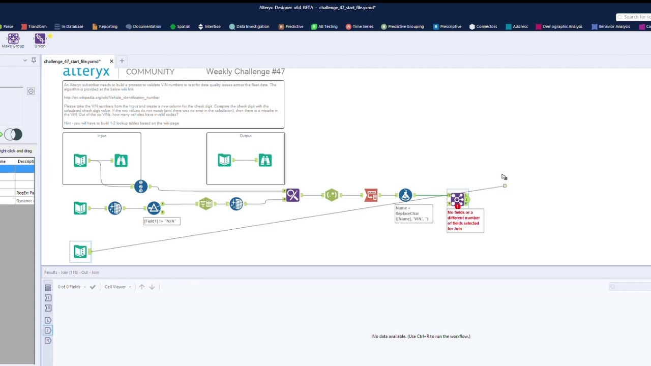 Alteryx weekly challenge week 47 - Vehicle Identification Number Test ...