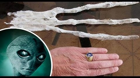 Phát hiện bàn tay 3 ngón kỳ lạ nghi của người ngoài hành tinh