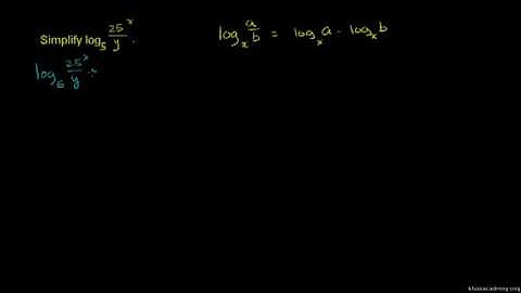 Using Multiple Logarithm Properties to Simplify