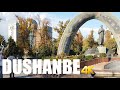 Dushanbe, Tajikistan, walking tour 4k 60fps