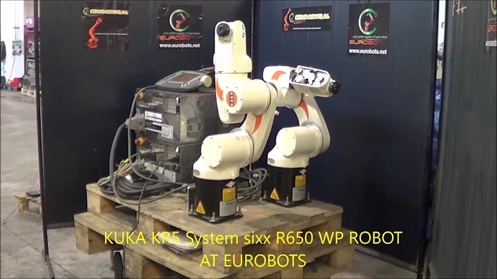 KUKA KR5 System sixx R650 WP ROBOT AT EUROBOTS