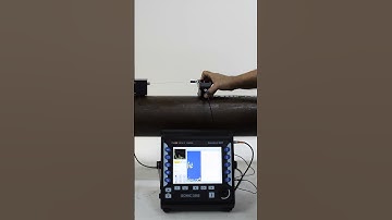 ISONIC 3505, 3507: Short Range Guided Wave Inspection (SRUT) on pipe, circumferential insonification