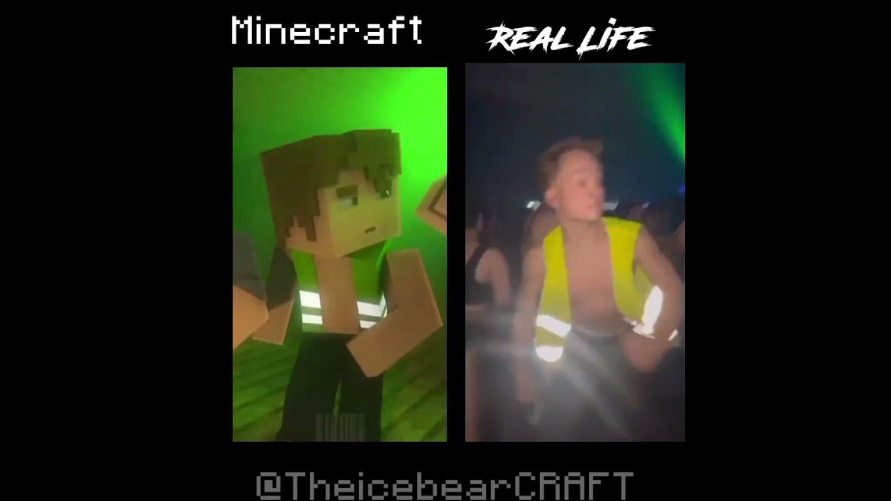 Ajojing ala ala ajojing versi Minecraft X Real Life #fypシ #masukberanda #shorts