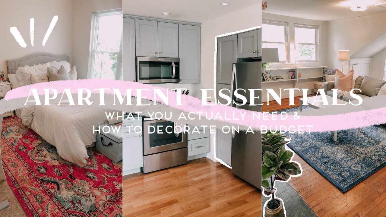 The first apartment essentials you need for a healthy space