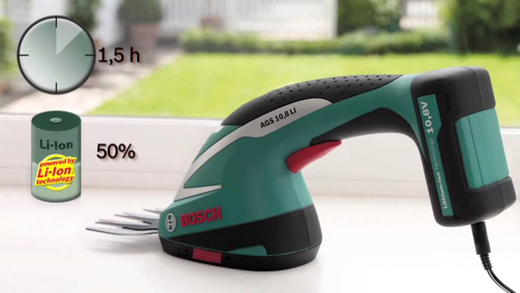 Bosch Ags 7 2 Li Messer Schärfen Taille-herbes sans fil Bosch AGS 7,2 LI / AGS 10,8 LI - YouTube