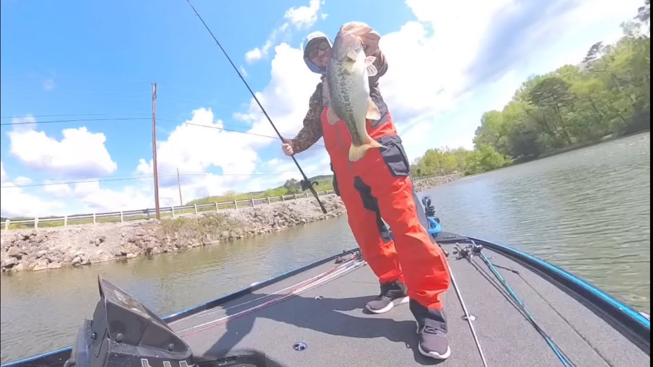 Lake Guntersville bass fishing early April