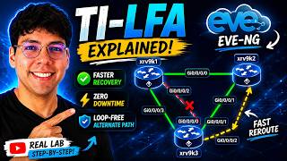 🚀 TI-LFA Explained | Fast Reroute in Segment Routing & MPLS Networks