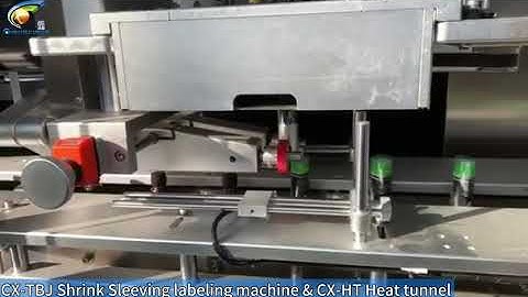 CX-TBJ Shrink Sleeving labeling machine & CX-HT Heat tunnel