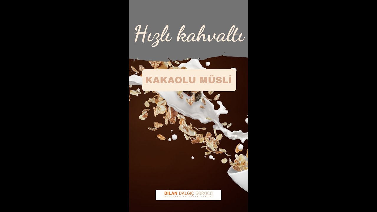 PRATİK KAHVALTI ALTERNATİFİ- MÜSLİYİ BİR DE BÖYLE DENEYİN #shorts